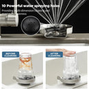 GobekUsa Glass Rinser: Automatic Cup Washer for Home Bar Coffee Pitcher - Kitchen Tool