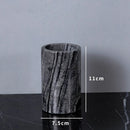 GobekUsa Ancient Wood Grain Marble Bathroom Set with Luxury Accessories
