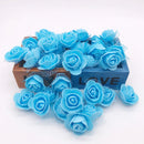 GobekUsa Handmade Foam Rose Flower Heads | 100Pcs Wedding Craft Decoration