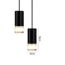 GobekUsa Black Minimalist LED Wall Lamp for Bedroom and Living Room
