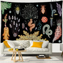 GobekUsa Cactus Moon Starry Sky Tapestry - Psychedelic Hippie Boho Wall Hanging