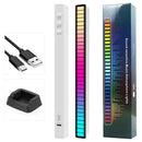 GobekUsa LED Sound Control Light Bar with Bluetooth for Car Room TV Decoration