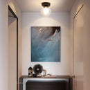GobekUsa Glass Ball Ceiling Light: Modern Nordic Style, Creative Round Lamp for Home Decor.