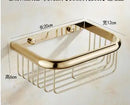 GobekUsa Gold Bathroom Hardware Set for Towels, Paper, Brushes, and More