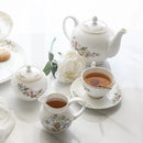 GobekUsa Bone China Tea Set: Teapot, Teacup, Saucer, Fruit Plate, Tray, Mugs & Tableware