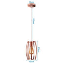 GobekUsa Industrial Pendant Lights E27 LED Hanging Lamp Modern Loft Lighting for Home