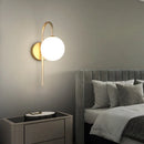 GobekUsa Glass Ball LED Wall Sconce for Elegant Living Room Bedroom Hotel Staircase Lighting