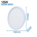 GobekUsa LED Ceiling Light: Modern Ultra-thin Panel, 6-48W, Surface Mounted for Living Room