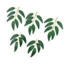 GobekUsa Green Silk Willow Leaves Flowers for Home Wedding Decoration