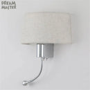 GobekUsa LED Industrial Gooseneck Wall Sconce for Bedroom Reading and Hotel