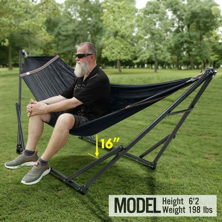 Tranquillo Universal Hammock with Medium Size Stands for Ultimate Relaxation - Ideal Universal Hammock Stands - Medium Size