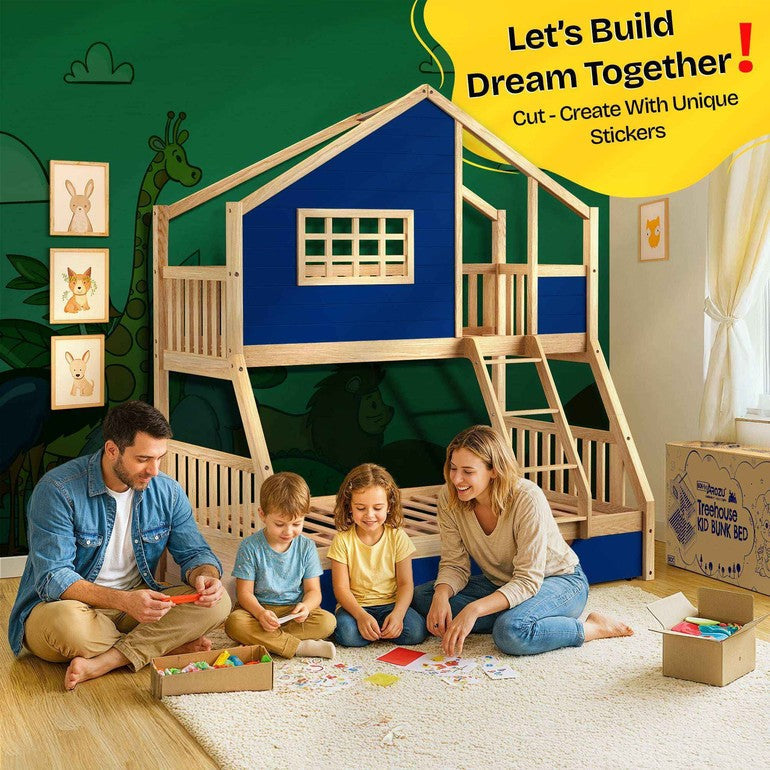 Treehouse Kid Bunk Bed for Fun and Adventure in Your Child's Room