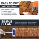 Tranquillo Set 10 Solid Wood Premium Deck Tiles for Stylish Outdoor Spaces