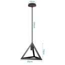GobekUsa Industrial Nordic Cage Pendant Light, Black Iron Retro Loft Hanging Lamp