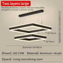 GobekUsa Large Chandelier: Nordic Loft Staircase Pendant Light