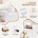 Convertible Sofa Bed — Chenille 2-3 Seater Sofa Set with Removable Pillows