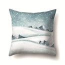 GobekUsa Christmas Deer Snow Pillow Case
