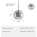 GobekUsa Glass Ball LED Pendant Lamp for Modern Nordic Bedroom Kitchen Living Room Lighting