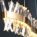 GobekUsa Gold Crystal LED Chandelier for Dinning Room