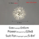 GobekUsa Gold/Silver LED Crystal Chandelier for Home Living Dining Study Hall Bedroom