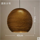 GobekUsa Chinese Paper Honeycomb Pendant Lights Cardboard Personalized Home Decor Luminaire