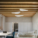 GobekUsa Acrylic Leaf Pendant Lights for Living and Dining Room