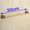 GobekUsa Brass Single Towel Bar in Antique Finish for Stylish Bathroom Décor