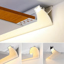 GobekUsa 1m Trimless LED Aluminum Profile for Hidden Backlighting Linear Strip Light