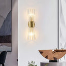 GobekUsa Crystal Wall Sconce: Modern Home Indoor Lighting for Living Room, Staircase & Hallway
