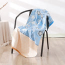 GobekUsa Bohemian Floral Cotton Gauze Bath Towel 70*140 - Soft & High Quality for Women, Children, and Adults
