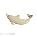 GobekUsa Dolphin Fish Ocean Background Ceramic Wall Decoration for Children's Room