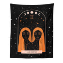 GobekUsa Celestial Constellation Tapestry Moon Phase Wall Hanging for Unique Home Décor