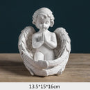 GobekUsa Angel Girl Resin Figurine for Modern Home Decor and Gift Giving