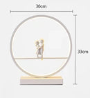 GobekUsa Angel Doll Bird Table Lamp: Romantic LED Lighting for Home Decor