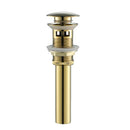 GobekUsa Gold Basin Faucet: Modern Brass Bathroom Mixer Tap for Hot/Cold Water