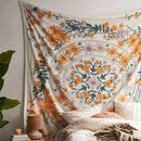 GobekUsa Bohemian Mandala Flower Tapestry Wall Hanging for Living Room Bedroom Decor