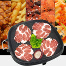 GobekUsa Double Layered Non-Stick Korean BBQ Grill Pan - Indoor Outdoor Grilling