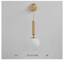 GobekUsa Glass Ball LED Wall Sconce: Modern Nordic Minimalist Lighting for Living Bedroom Décor