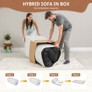 Convertible Sofa Bed Loveseat Set — Deep Seat, No Assembly
