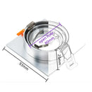 GobekUsa Adjustable LED Ceiling Downlight Frame with GU10/MR16 Holder for Spot Lighting