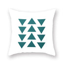 GobekUsa Green Geometric Pillowcase - Nordic Classic Design for Home Decor and Comfort
