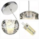 GobekUsa Crystal LED Chandelier: Modern Luxury Pendant Lights for Staircase, Bedroom, and Living Room