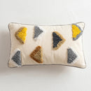 GobekUsa Handmade Moroccan Geometric Dots Stripe Pillow Cover for Sofa Bed