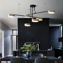 GobekUsa Geometric LED Chandelier for Contemporary Living & Dining Room Decor