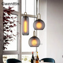 GobekUsa Luxe Glass Ball Pendant Lights: LED Nordic Hanging Lamp for Home Art Decor