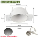 GobekUsa Adjustable Recessed LED Ceiling Downlight for GU10/MR16/MR11 Bulbs