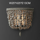 GobekUsa French Country Wood Bead Chandelier: 3/5 Lights Princess Decorative Hanging Fixture