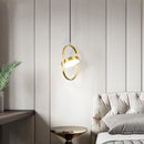 GobekUsa Gold Trumpet Pendant Light - Modern LED Nordic Hanging Lamp for Home Decor