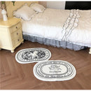 GobekUsa Angel Print Shaggy Bath Rug 40x60cm