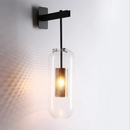 GobekUsa Gold Glass Wall Lamp: Post-modern E14 Industrial Sconce for Home Decor